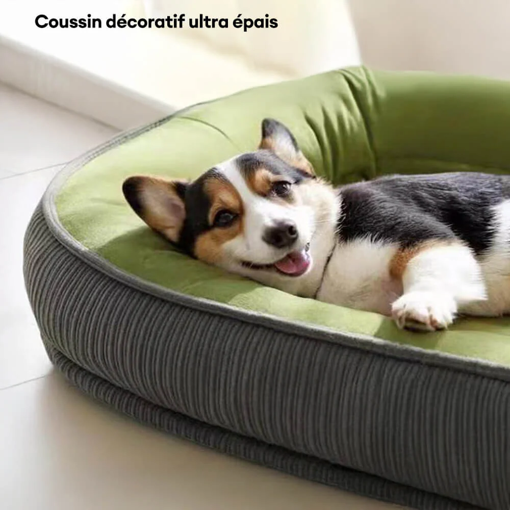 Lit pour chien en suède robuste et anti-rayures - Image 5