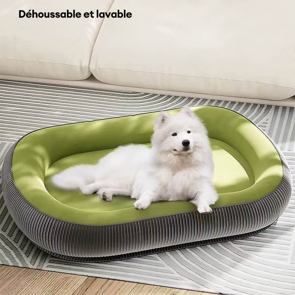 Lit pour chien en suède robuste et anti-rayures - Image 6