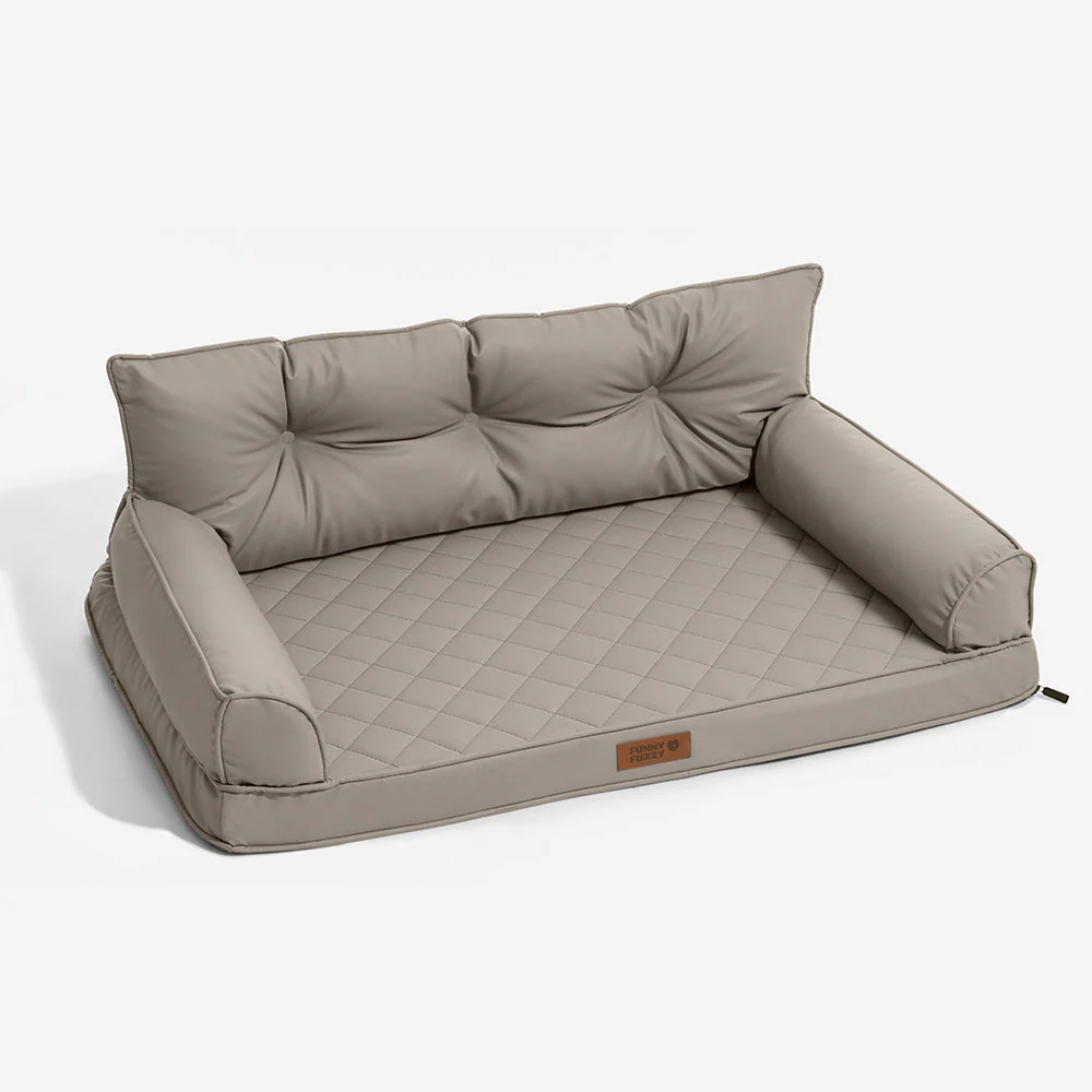 Luxe lit pour chien grand en simili cuir pliable orthopédique - CoreLounge - Image 16
