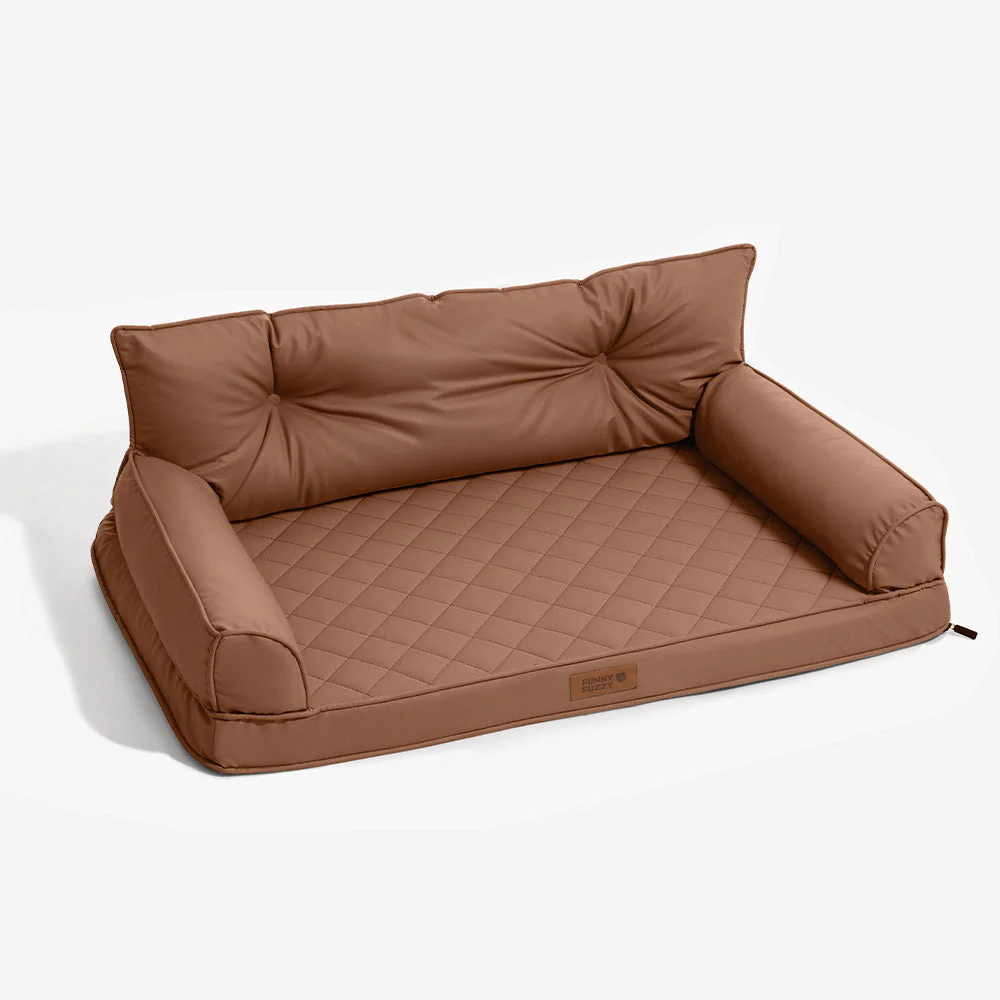 Luxe lit pour chien grand en simili cuir pliable orthopédique - CoreLounge - Image 21