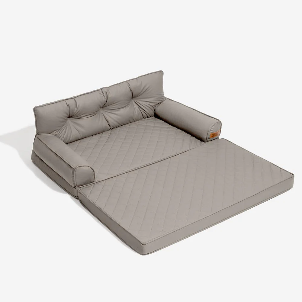Luxe lit pour chien grand en simili cuir pliable orthopédique - CoreLounge - Image 24