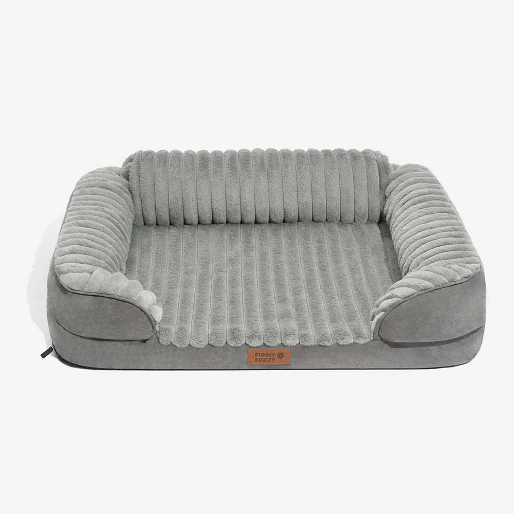 Lit orthopédique pour chien en peluche moelleux lavable - ComfyPaws - Image 10