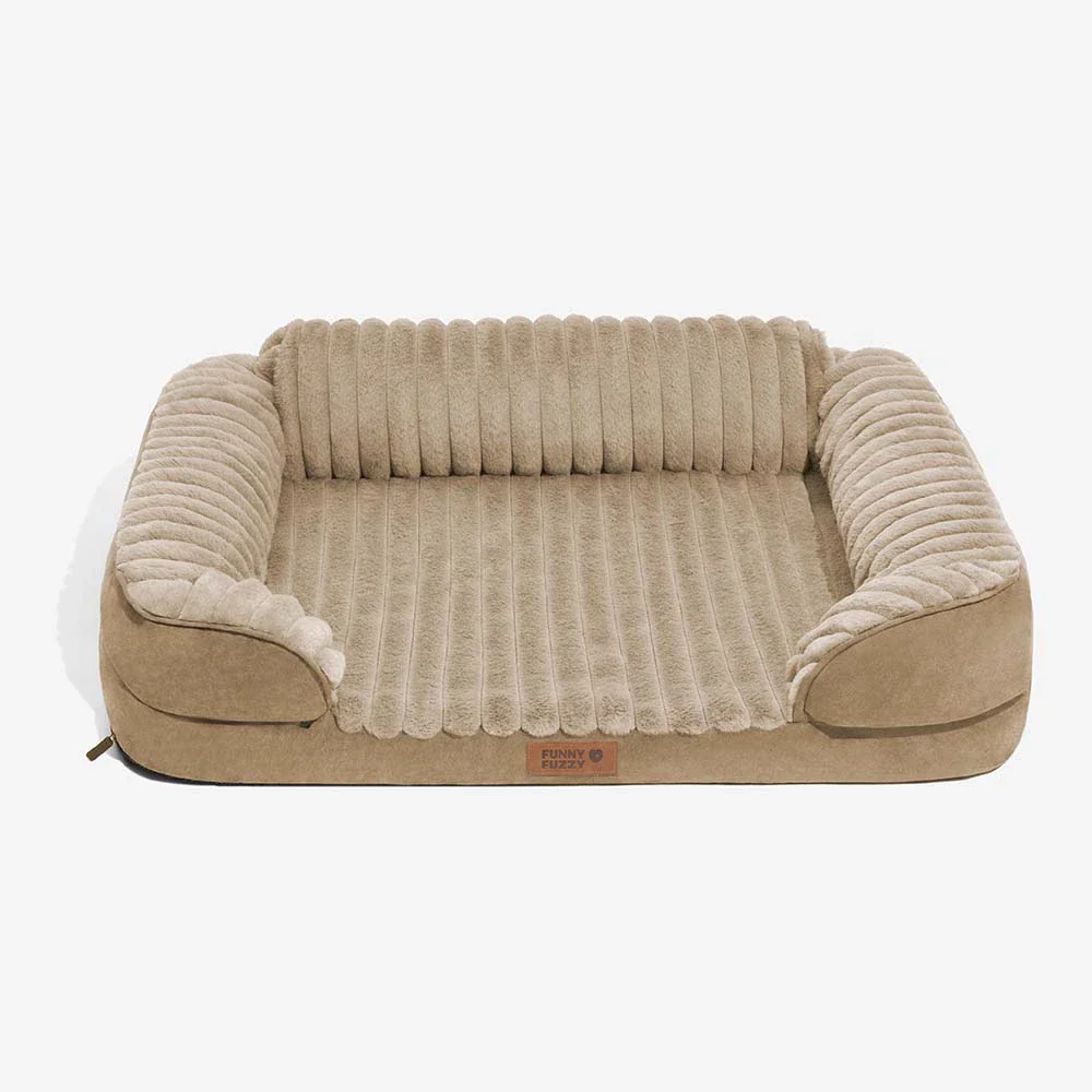 Lit orthopédique pour chien en peluche moelleux lavable - ComfyPaws - Image 12