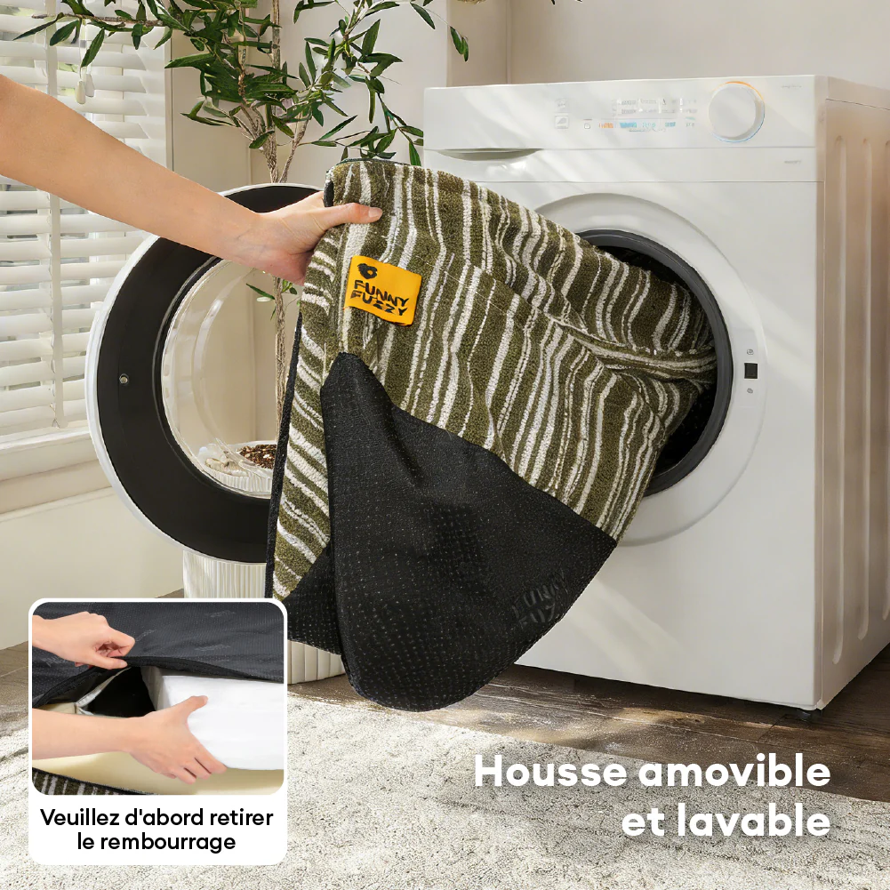 Lit pour chien orthopédique toutes saisons - Funnyfuzzy SnugNest - Image 7