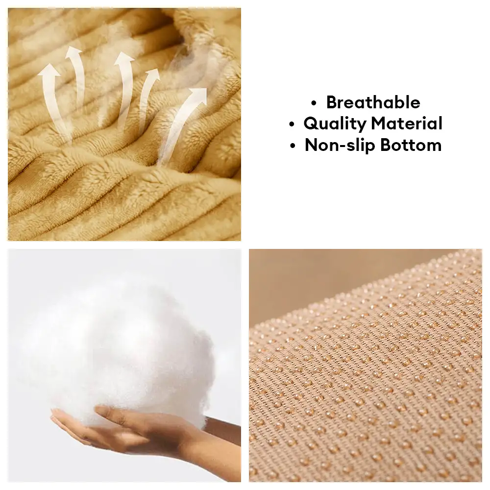 Lit rond pour chat et chien avec support de cou doux et lavable. - Image 8