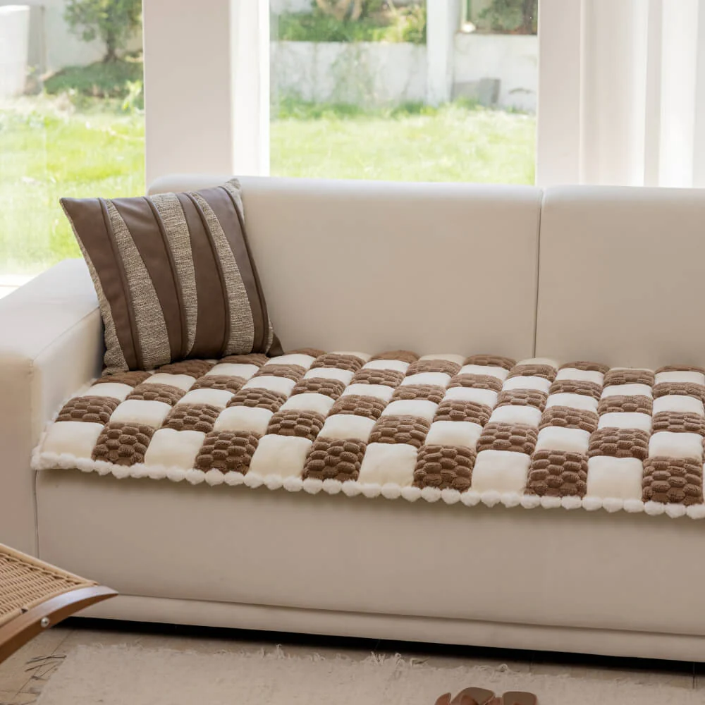 Matelas pour Chien fait Main en Velours Coloré Protecteur de Mobilier Doux Antidérapant - Image 13
