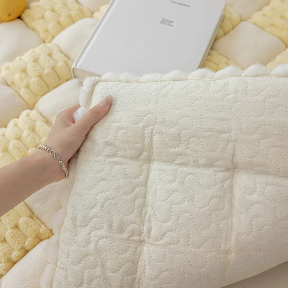 Matelas pour Chien fait Main en Velours Coloré Protecteur de Mobilier Doux Antidérapant - Image 19