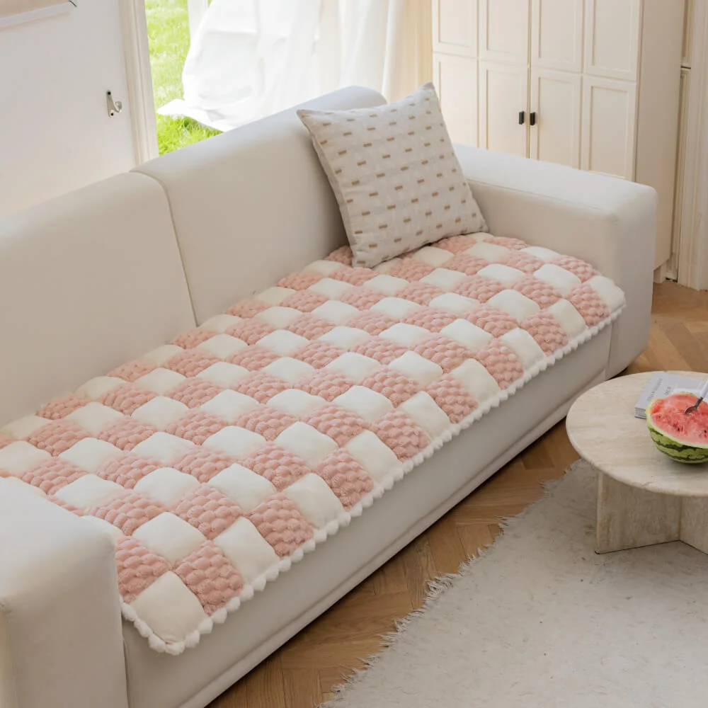 Matelas pour Chien fait Main en Velours Coloré Protecteur de Mobilier Doux Antidérapant - Image 4