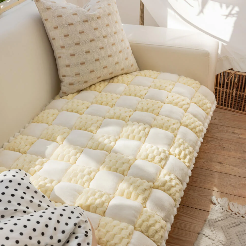 Matelas pour Chien fait Main en Velours Coloré Protecteur de Mobilier Doux Antidérapant - Image 6