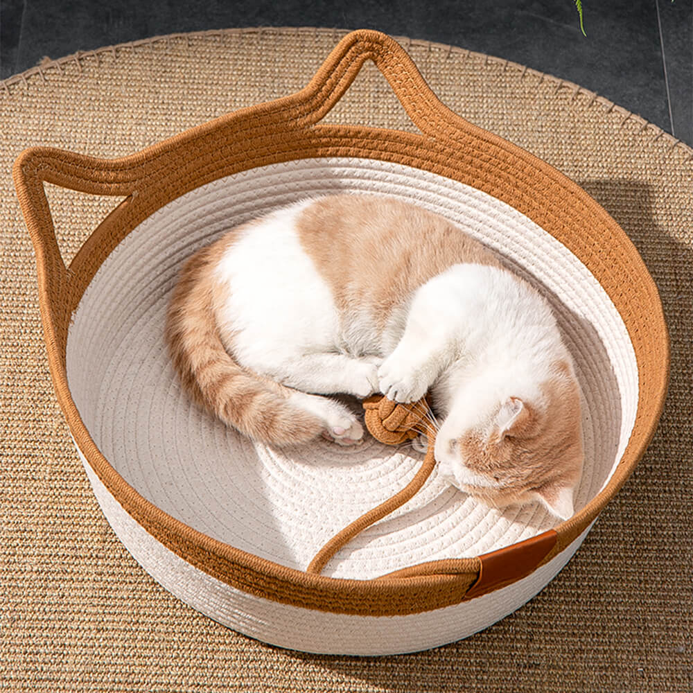 Nid pour chat tissé durable confortable polyvalent fait main - Image 10