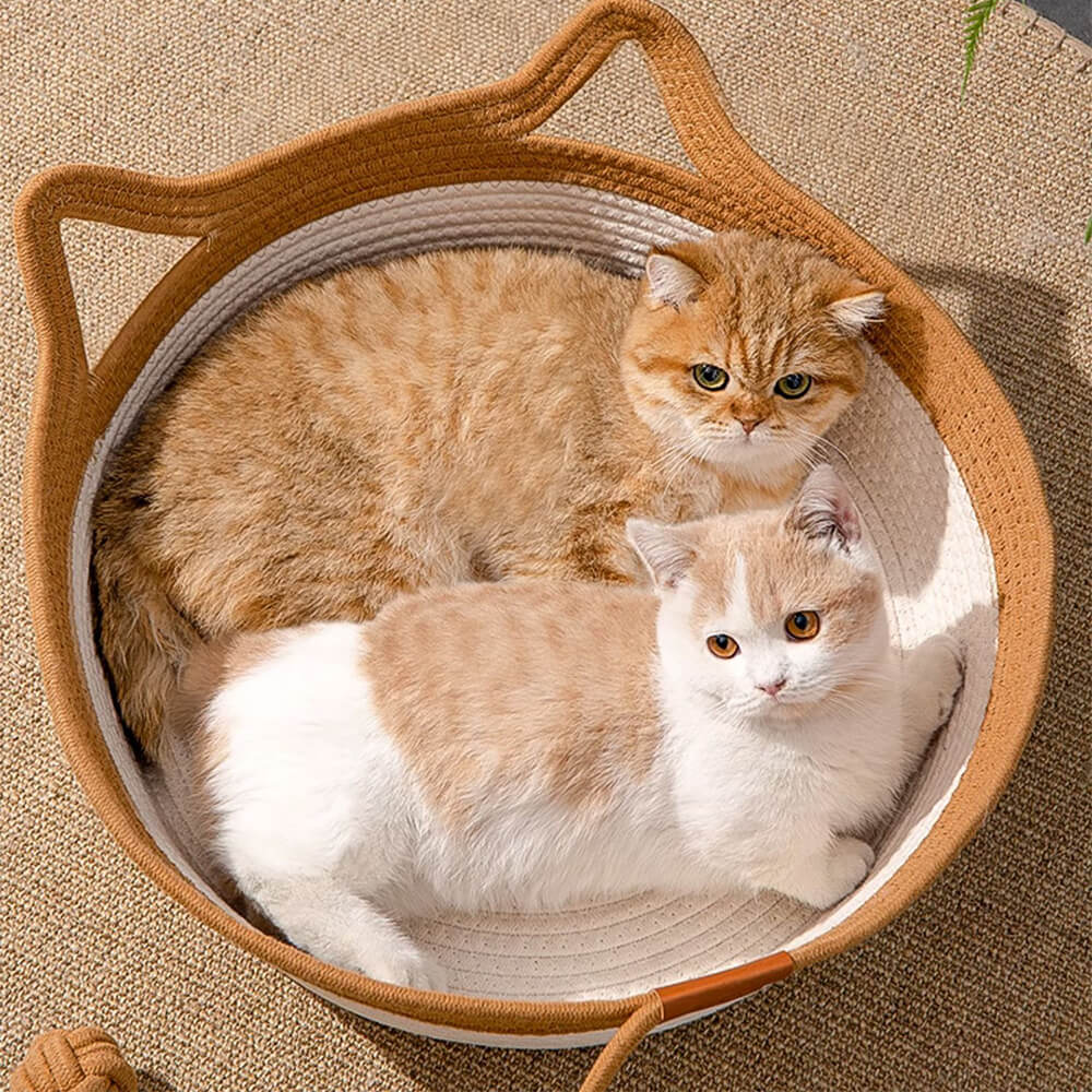 Nid pour chat tissé durable confortable polyvalent fait main - Image 8