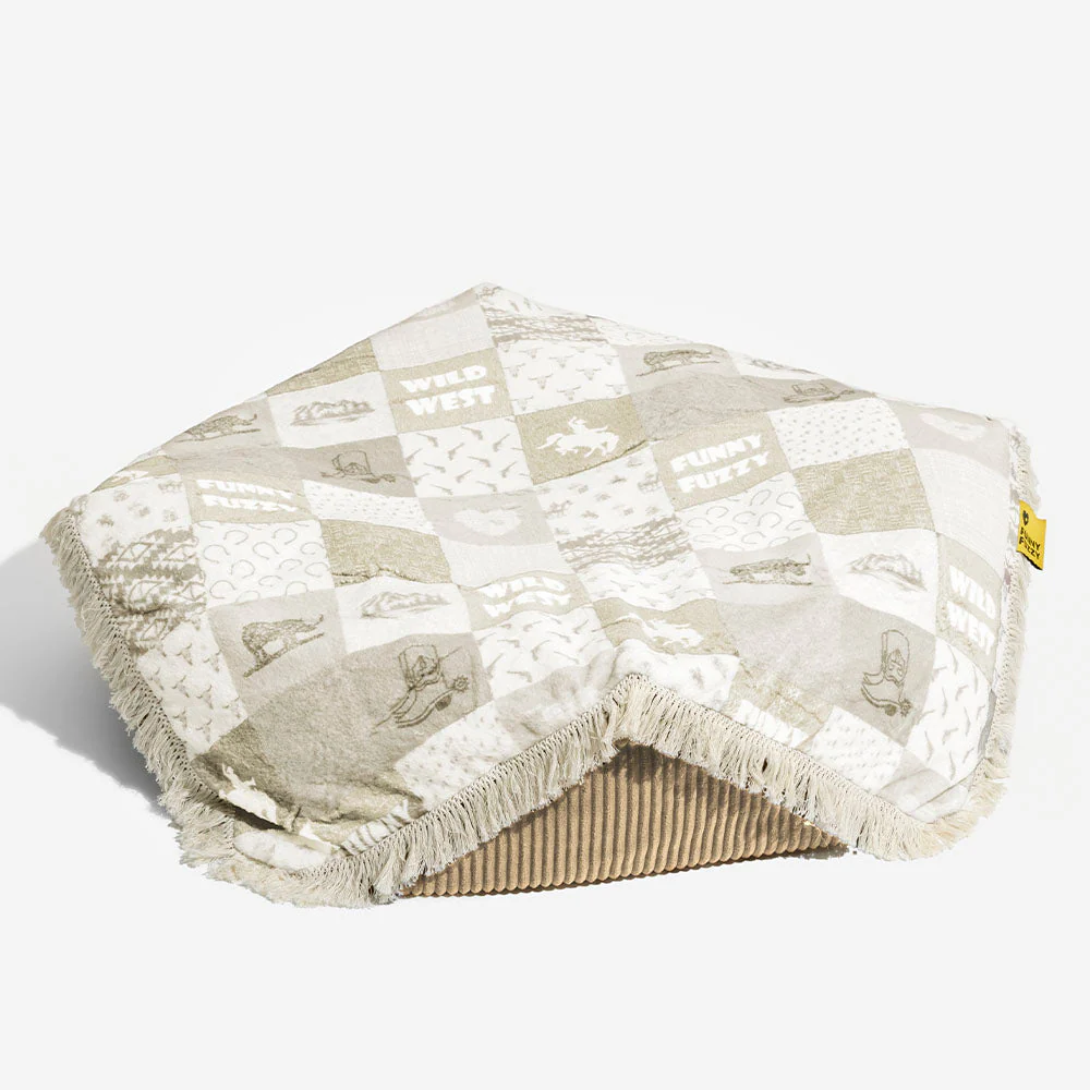 Panier pour Chien Anti-Griffures Lavable Boho avec Franges Apaisant Rond - Nuit Chasser - Image 11