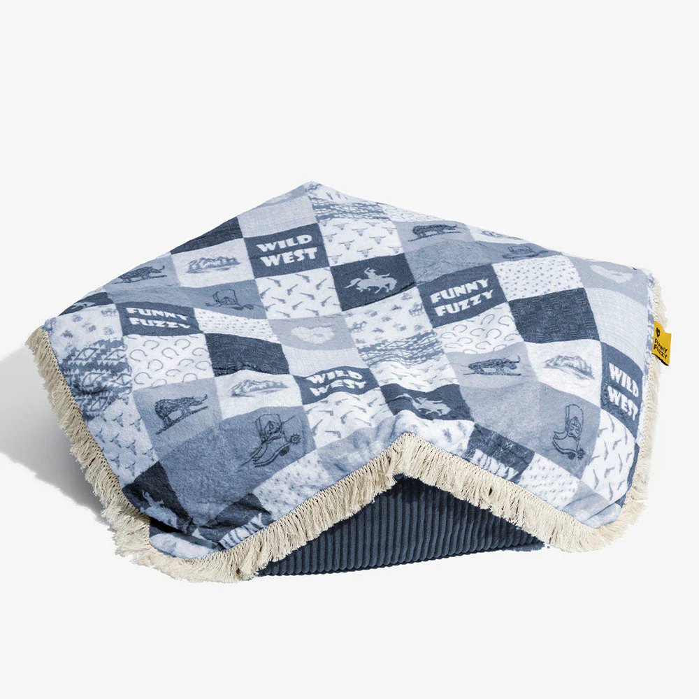 Panier pour Chien Anti-Griffures Lavable Boho avec Franges Apaisant Rond - Nuit Chasser - Image 12