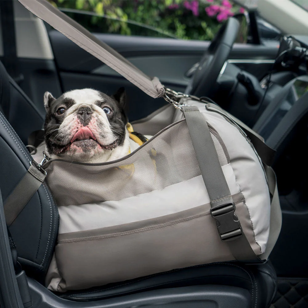 Pare-soleil imperméable et respirant avec protection solaire pour siège auto pour chien Pup Rover - Image 3