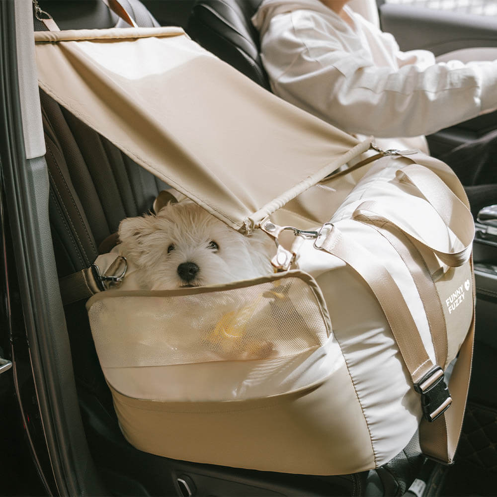 Pare-soleil imperméable et respirant avec protection solaire pour siège auto pour chien Pup Rover - Image 6