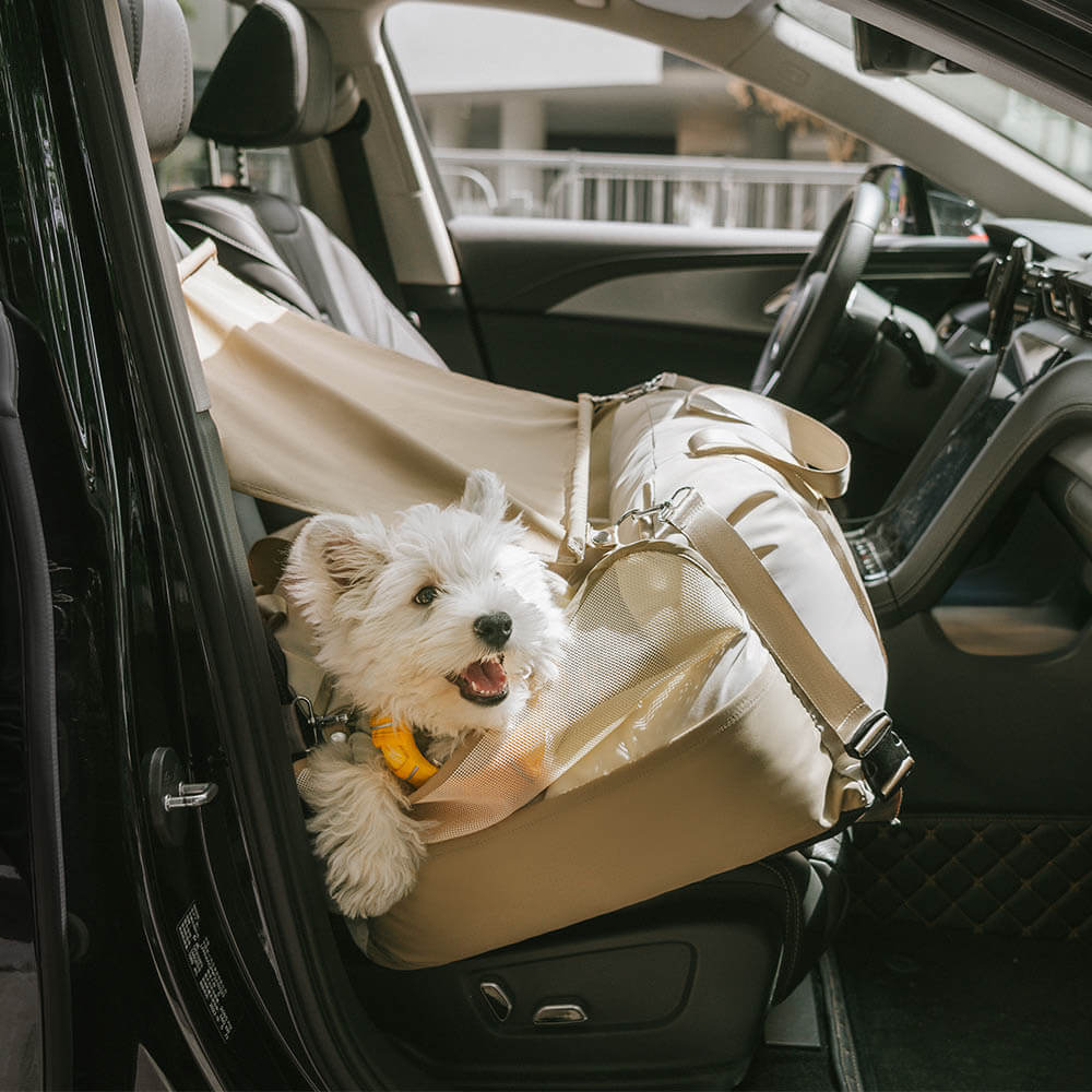 Pare-soleil imperméable et respirant avec protection solaire pour siège auto pour chien Pup Rover - Image 7