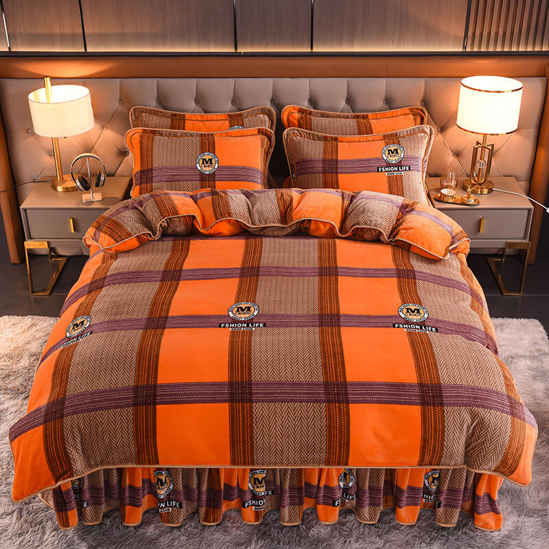 Parure de Draps en Velours de Lait Épais et Confortable de Style Moderne - Image 3