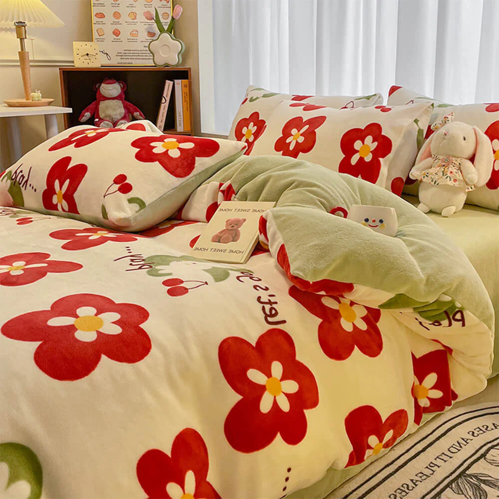 Parure de Lit en Velours de Lait Anti-Statique - Image 10