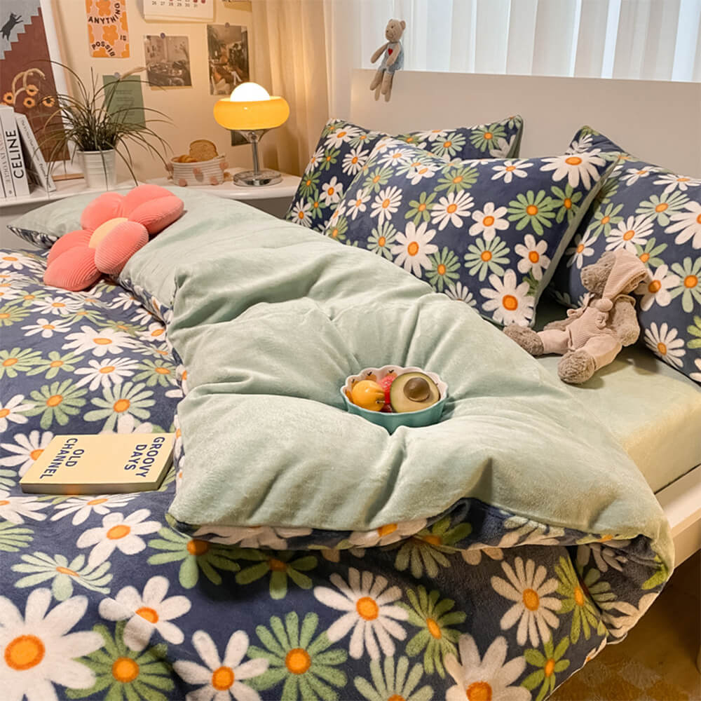 Parure de Lit en Velours de Lait Anti-Statique - Image 17