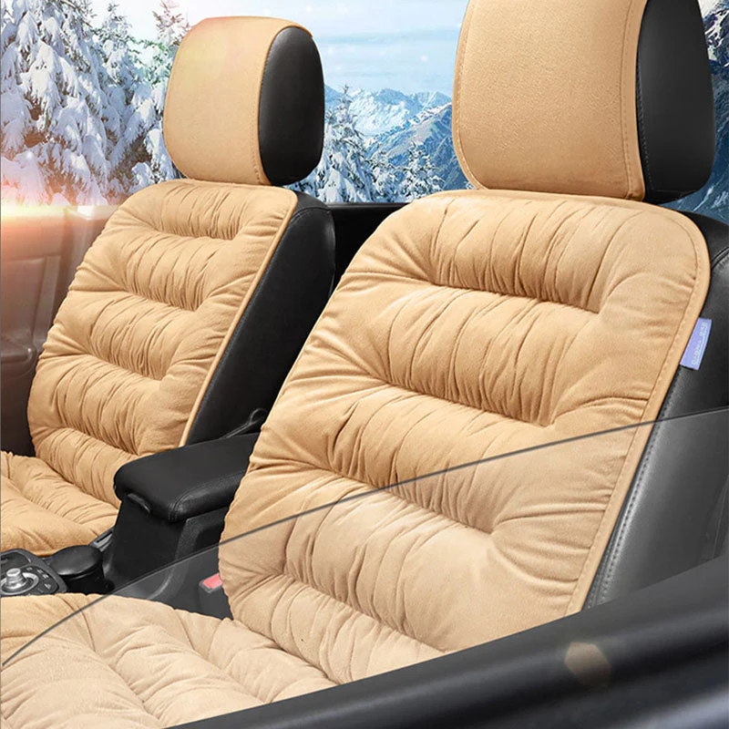 Protège-siège pour voiture en velours épais et cristal lavable pour humains et animaux - Image 10