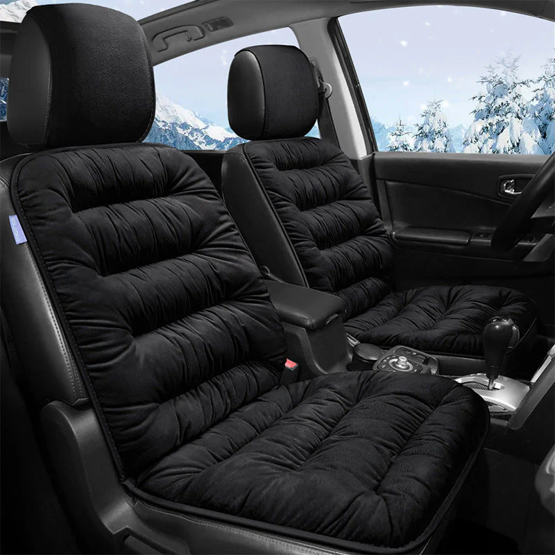 Protège-siège pour voiture en velours épais et cristal lavable pour humains et animaux - Image 3