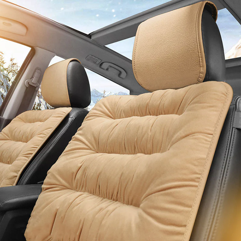 Protège-siège pour voiture en velours épais et cristal lavable pour humains et animaux - Image 7