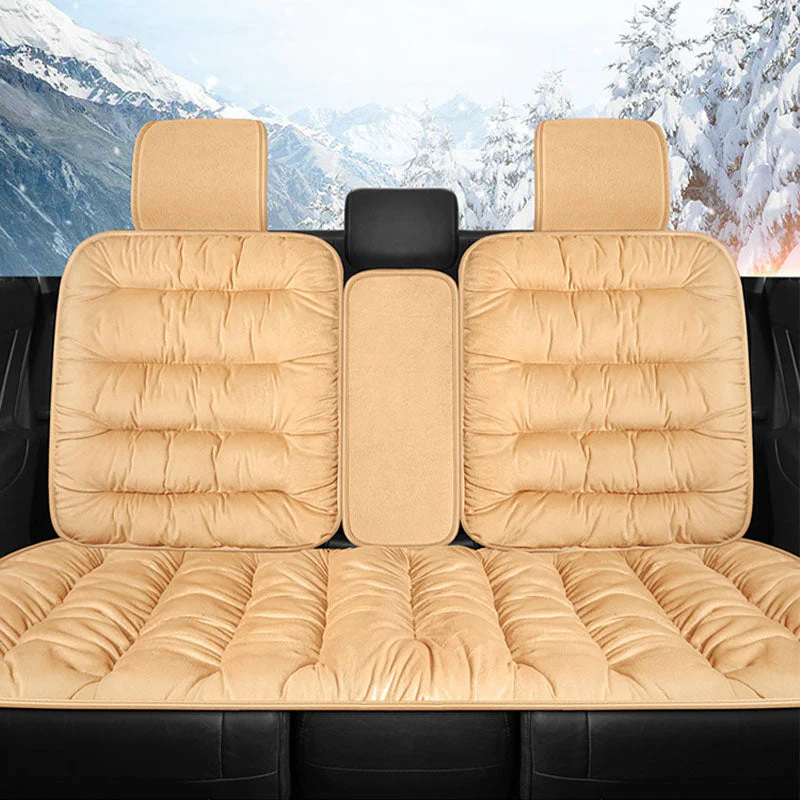Protège-siège pour voiture en velours épais et cristal lavable pour humains et animaux - Image 8