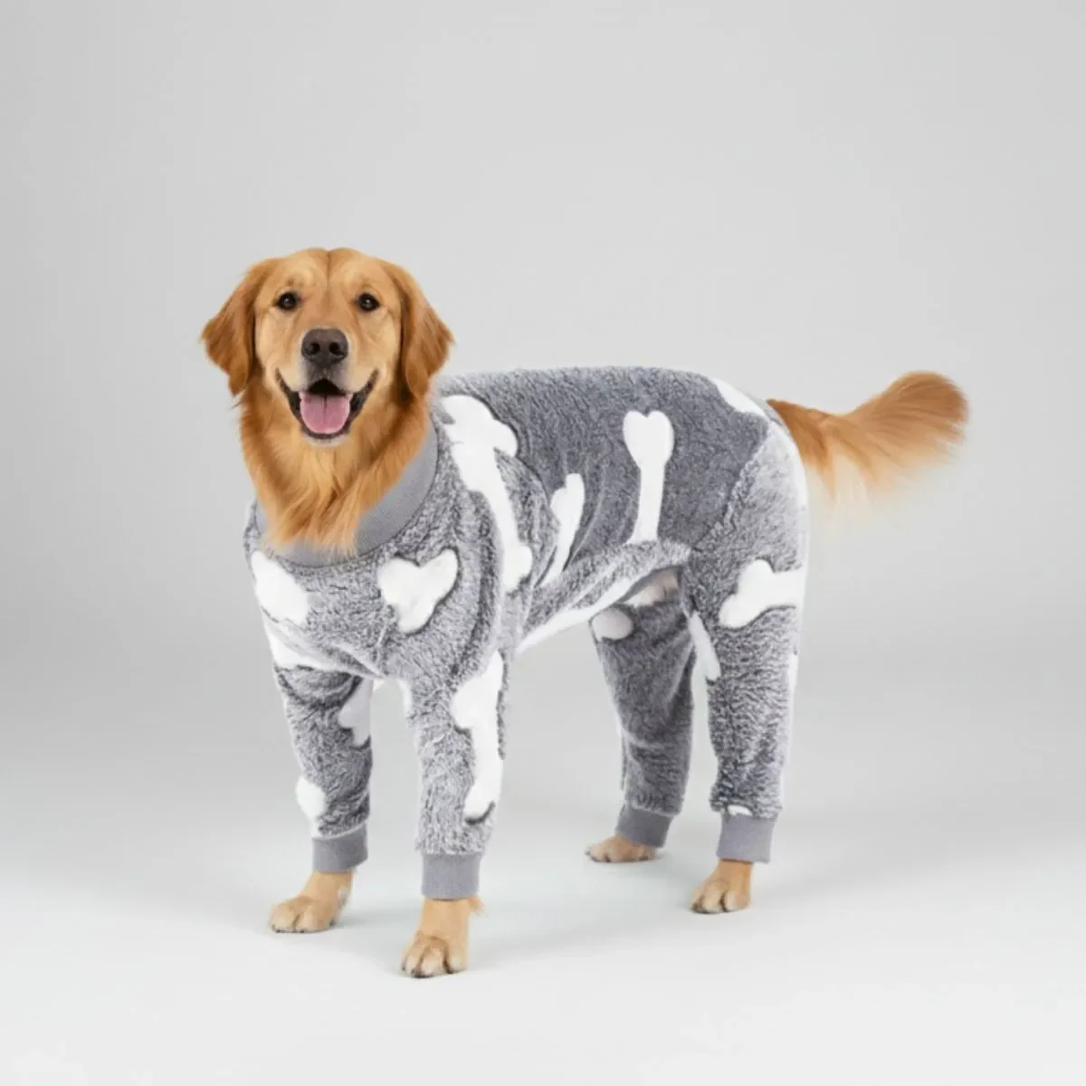 Pyjama doux et confortable pour chien motif lune et étoiles parfait pour un confort toute l'année - Image 4