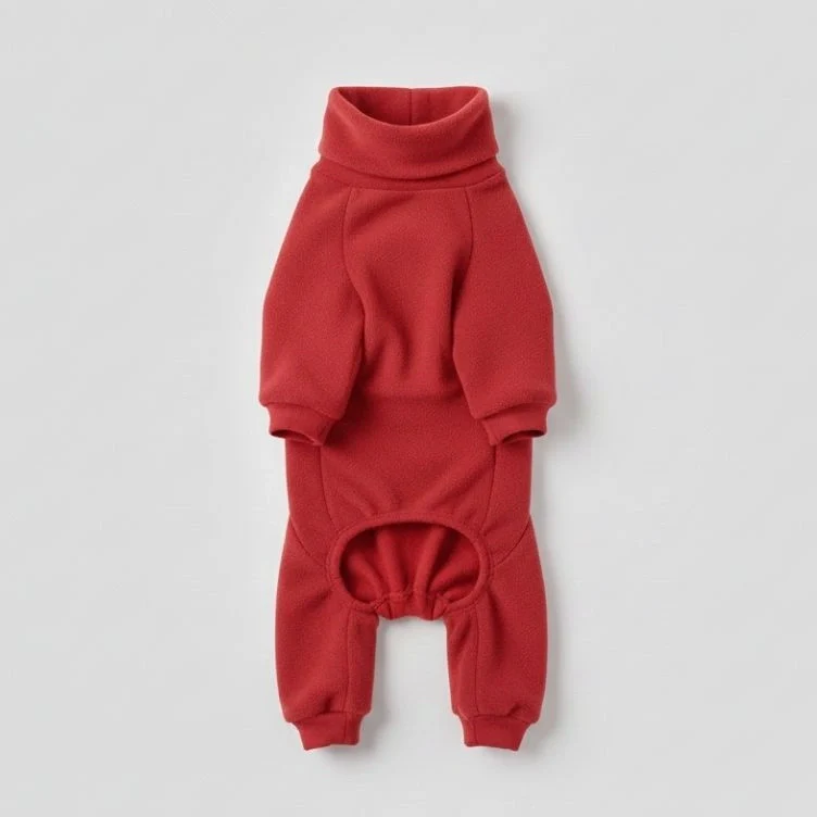 Pyjama polaire confortable pour chien vêtements de nuit idéaux pour grands chiens - Image 12