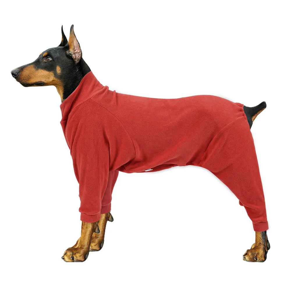 Pyjama polaire confortable pour chien vêtements de nuit idéaux pour grands chiens - Image 16