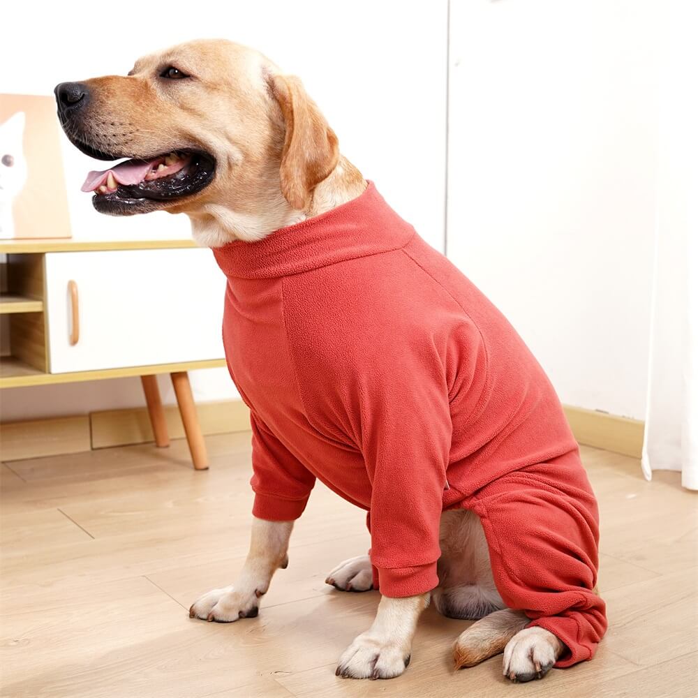 Pyjama polaire confortable pour chien vêtements de nuit idéaux pour grands chiens - Image 5
