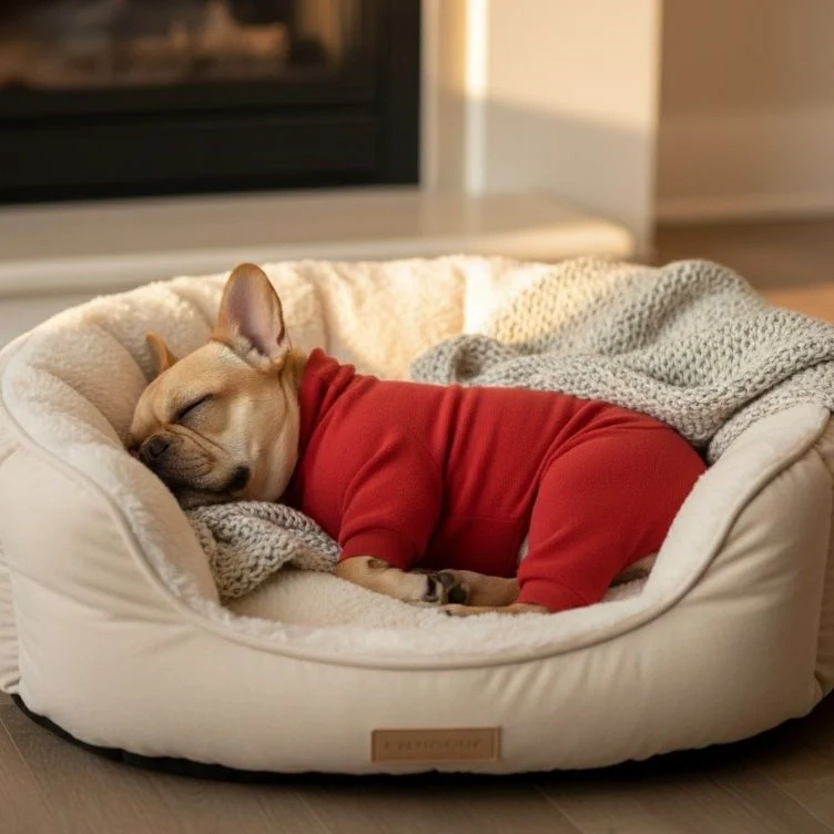 Pyjama polaire confortable pour chien vêtements de nuit idéaux pour grands chiens - Image 6