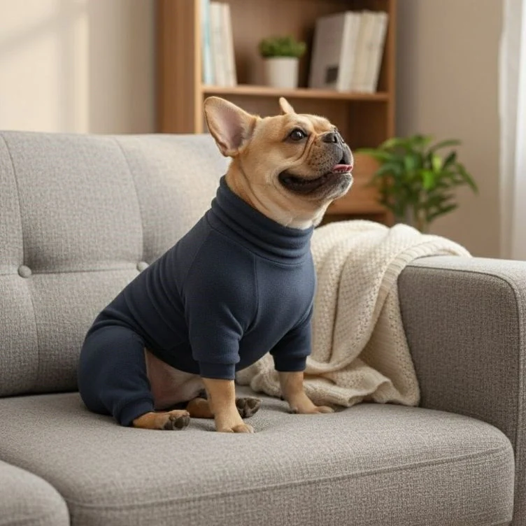 Pyjama polaire confortable pour chien vêtements de nuit idéaux pour grands chiens - Image 7