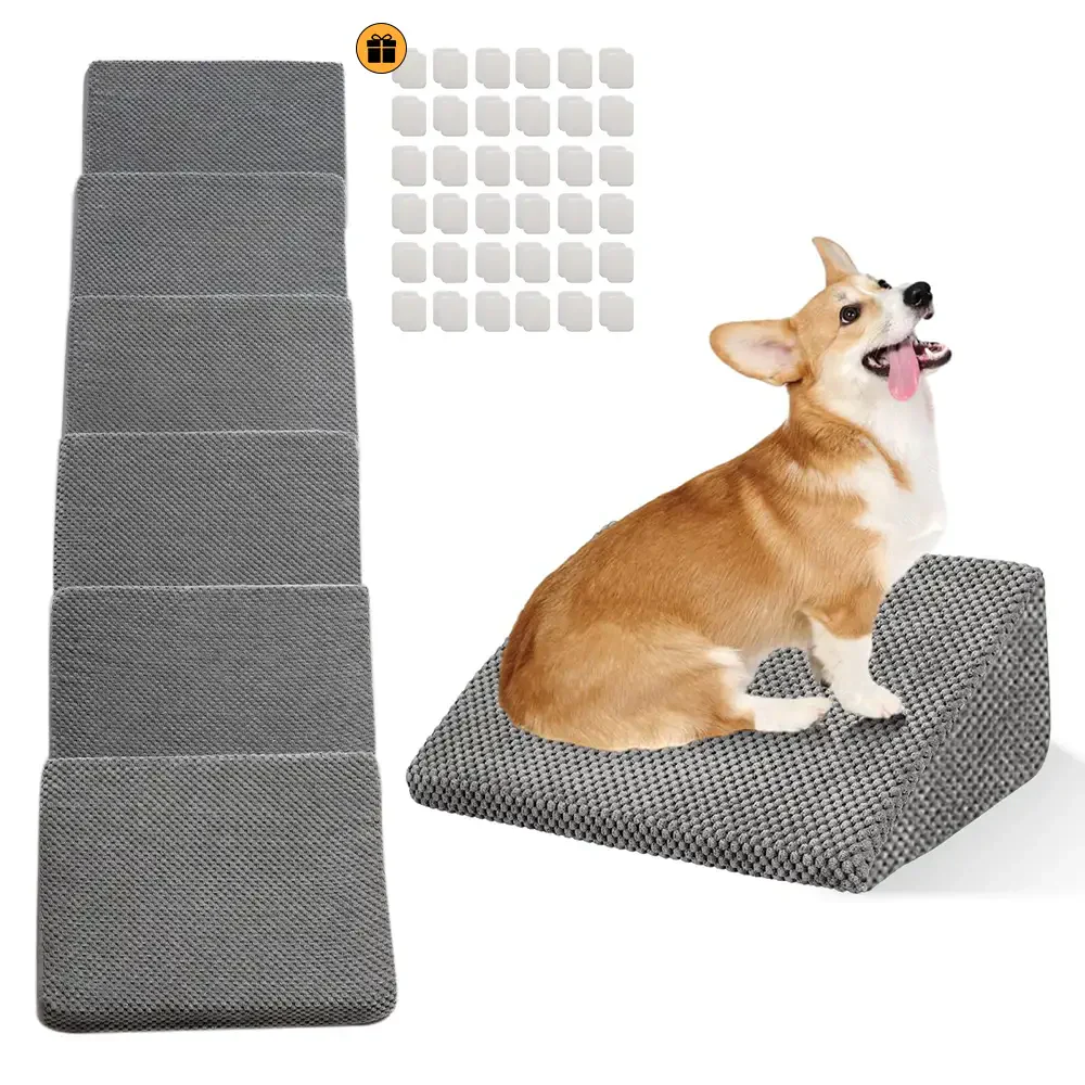 Rampe et escaliers modulaires en mousse pour chien pour escaliers avec Velcro - Image 15
