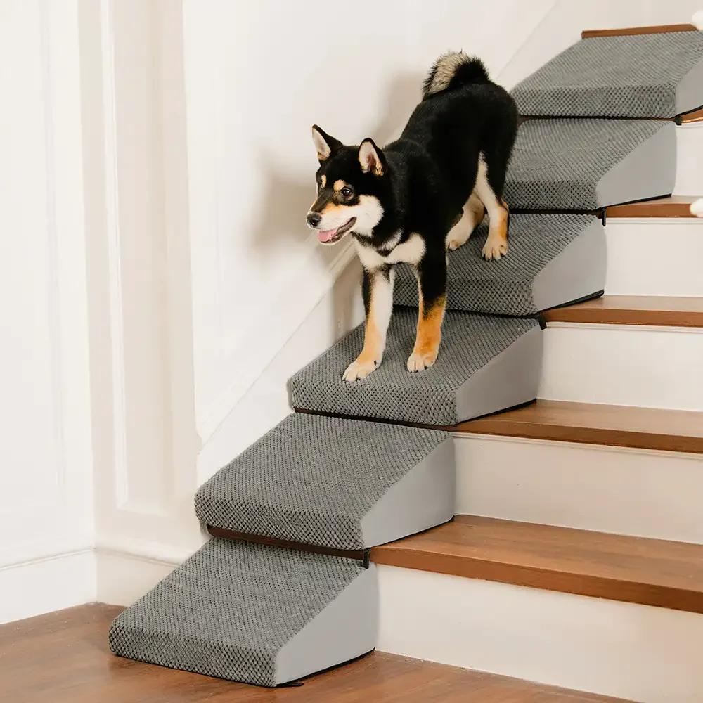 Rampe et escaliers modulaires en mousse pour chien pour escaliers avec Velcro - Image 3