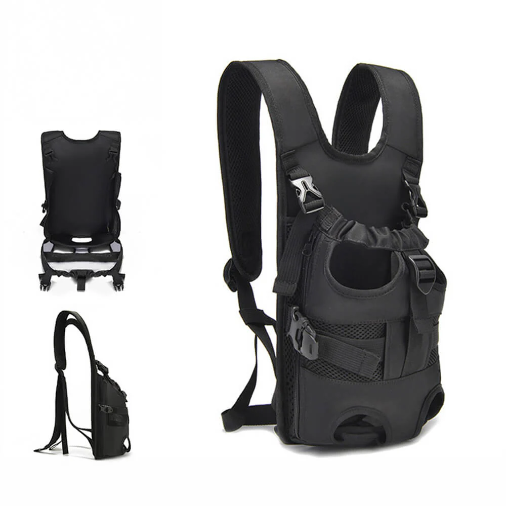 Sac à dos pour chien de voyage avant respirant et ajustable - Image 5