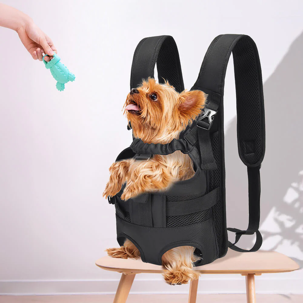 Sac à dos pour chien de voyage avant respirant et ajustable - Image 6