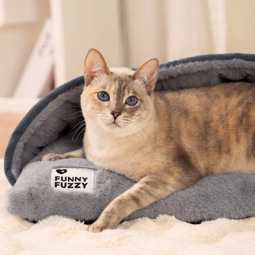 Sac de couchage ultra doux en peluche pour chat - Image 7