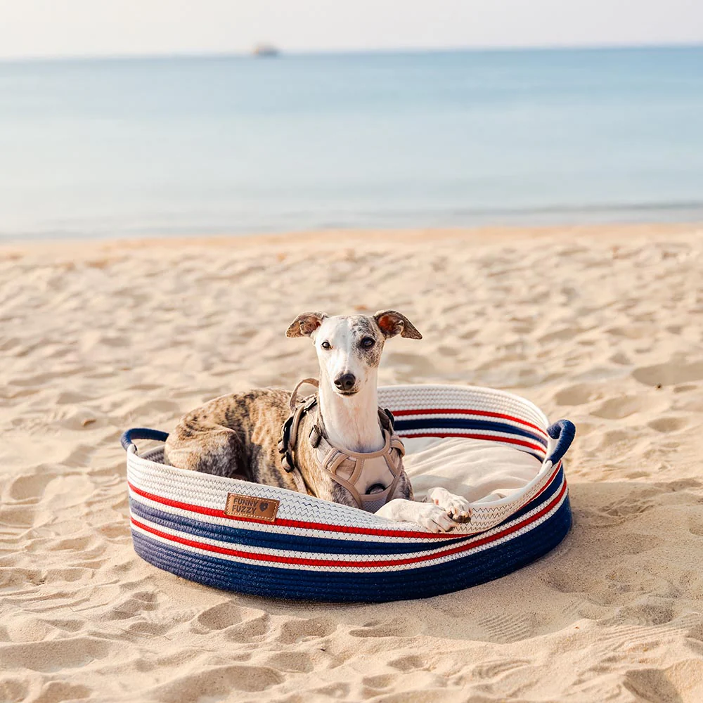 Sac de plage en coton tissé léger fait main transport pour animaux idéal pour les vacances d'été - Image 28