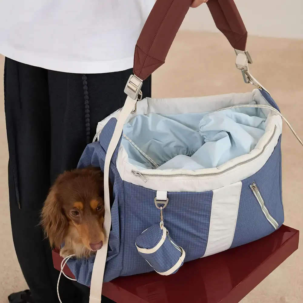 Sac de transport pour animaux de compagnie vintage, léger, étanche, de grande capacité pour les voyages. - Image 10