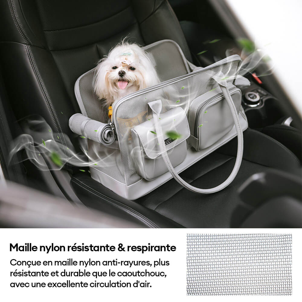 Sac de transport pour animaux léger et respirant en maille - Urban Ease - Image 6