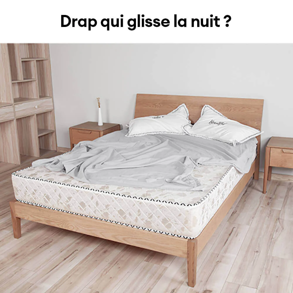 Sangles de drap élastiques antidérapantes ajustables avec clips métalliques - Image 4