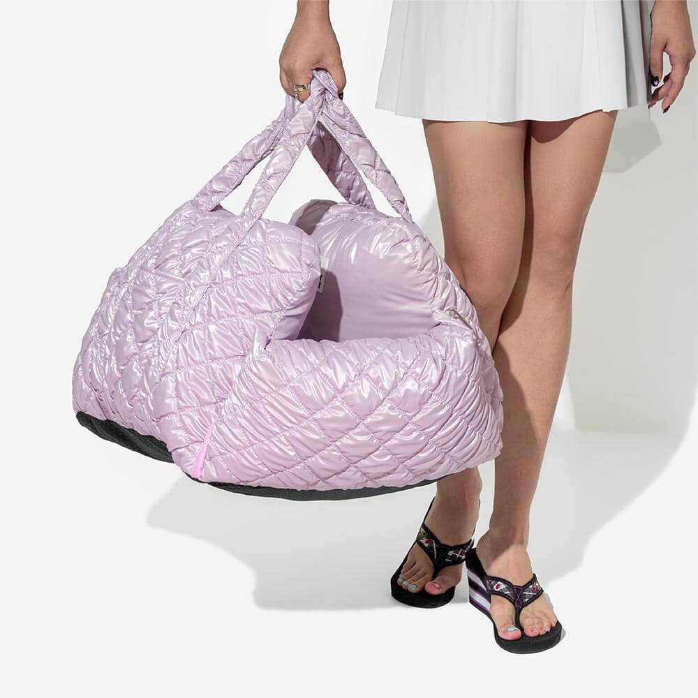 Siège auto pour chien en velours matelassé Luxe Nuage - Image 12