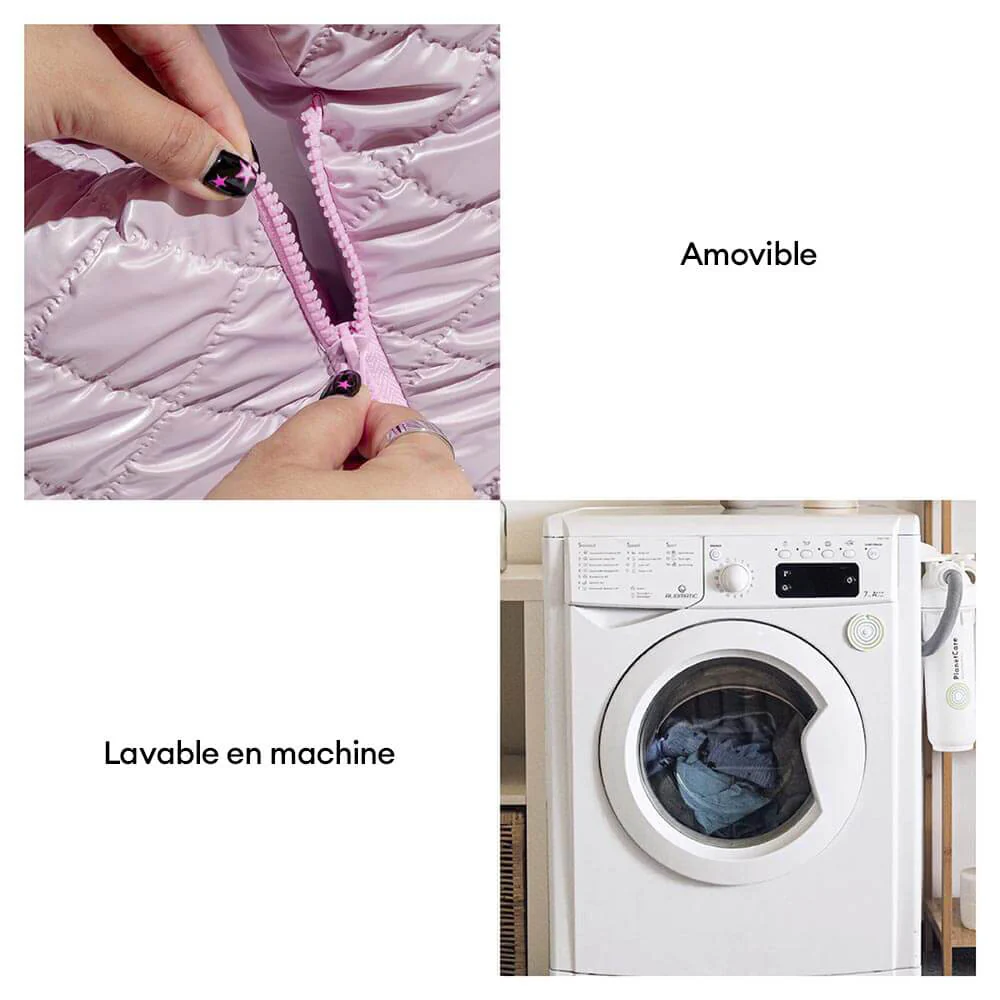 Siège auto pour chien en velours matelassé Luxe Nuage - Image 9