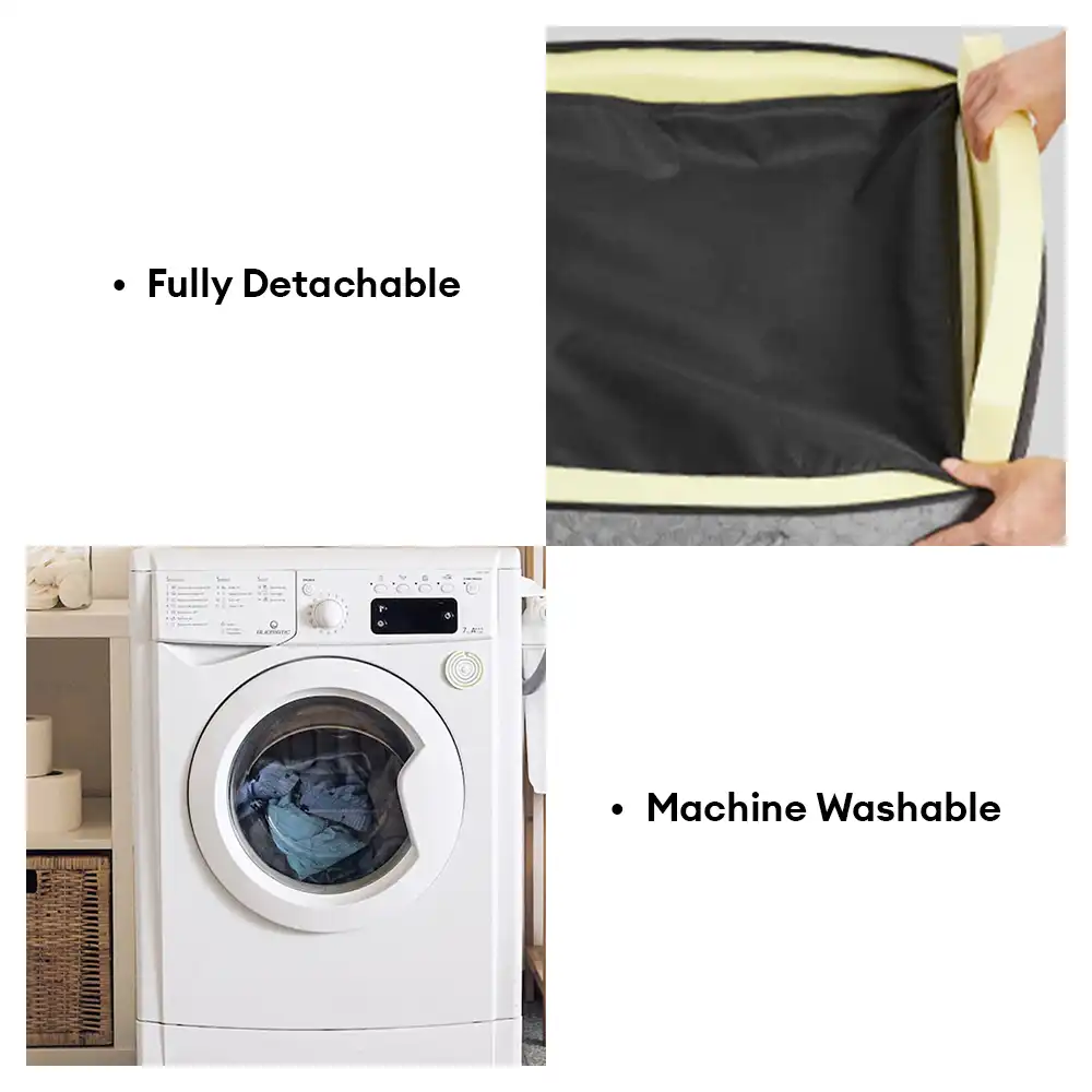 Siège auto rehausseur pour chien grand format portable lavable et sécurisé pour siège arrière - Image 5