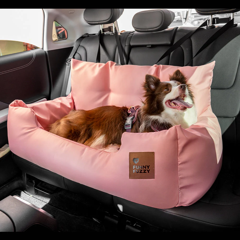 Siège Auto Imperméable et Sécurisé - Style Traversin pour Chiens Moyens et Grands - Image 15
