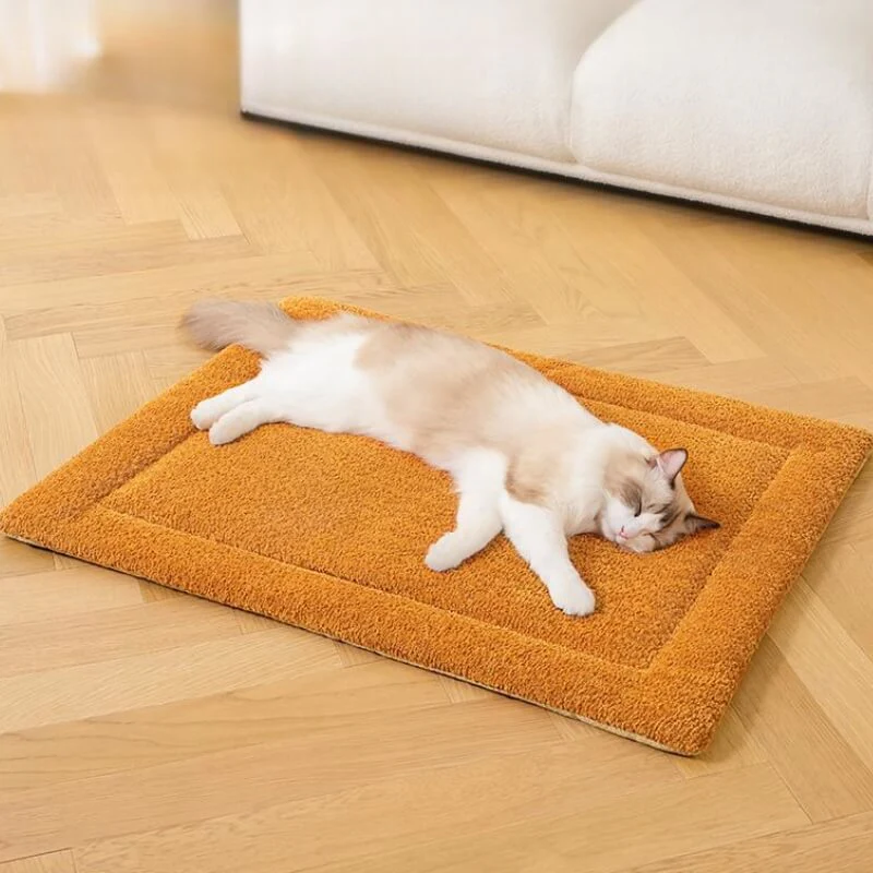 Tapis antidérapant en peluche pour animaux de compagnie chaud et confortable - Image 3