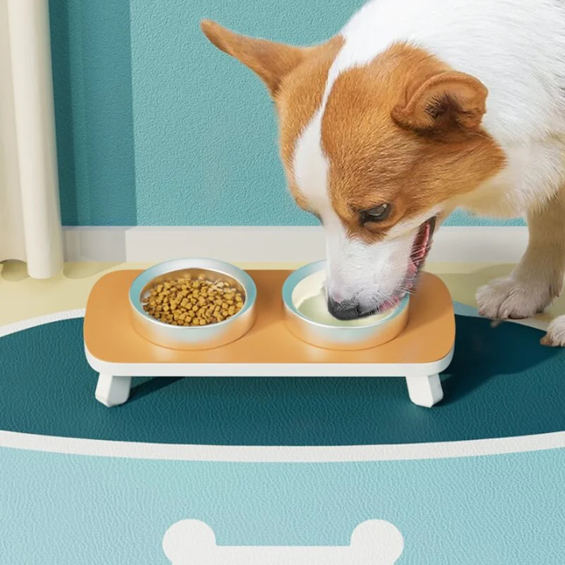 Tapis d'Alimentation pour Animaux Absorbant et Antidérapant à Séchage Rapide - Image 2