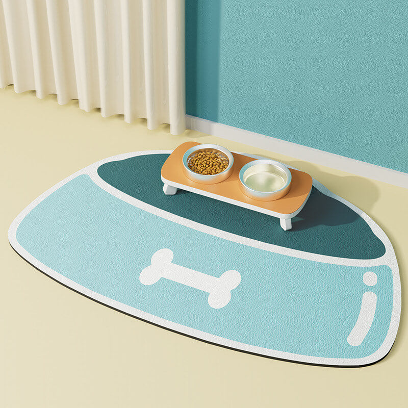 Tapis d'Alimentation pour Animaux Absorbant et Antidérapant à Séchage Rapide - Image 7