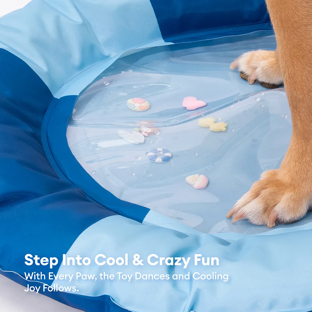 Tapis rafraîchissant pour chien et chat rempli d'eau pour chiens - Chill Nest - Image 2